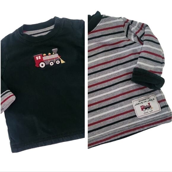 6-12M winter bundle Janie and Jack and Old Navy fleece lined denim - Picture 4 of 12